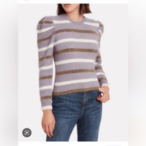 Derek Lam 10 Crosby brushed alpaca-blend striped sweater, size small